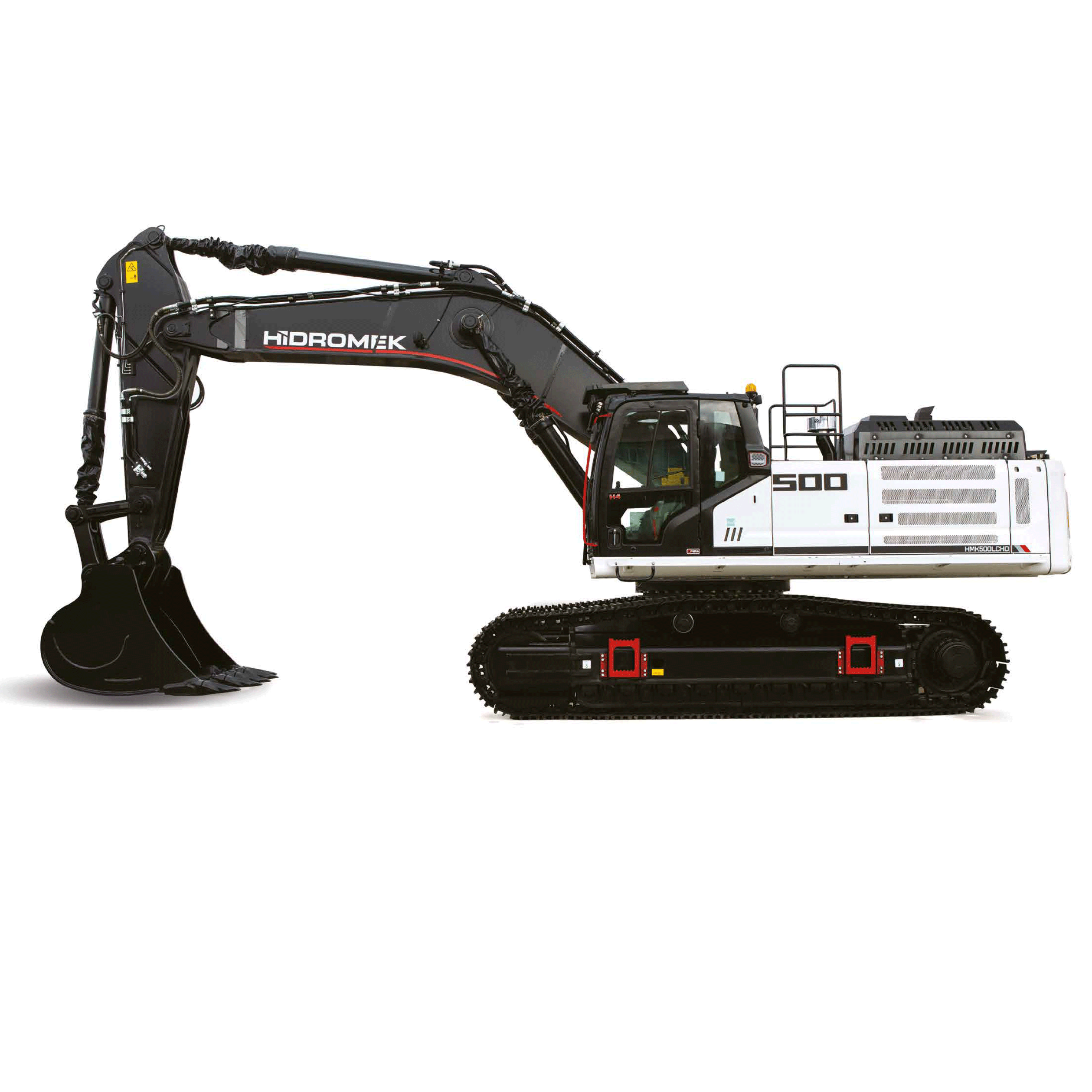 Das Hidromek Flagschiff: der 500LCHD mit einem Betriebsgewicht von 52 Tonnen