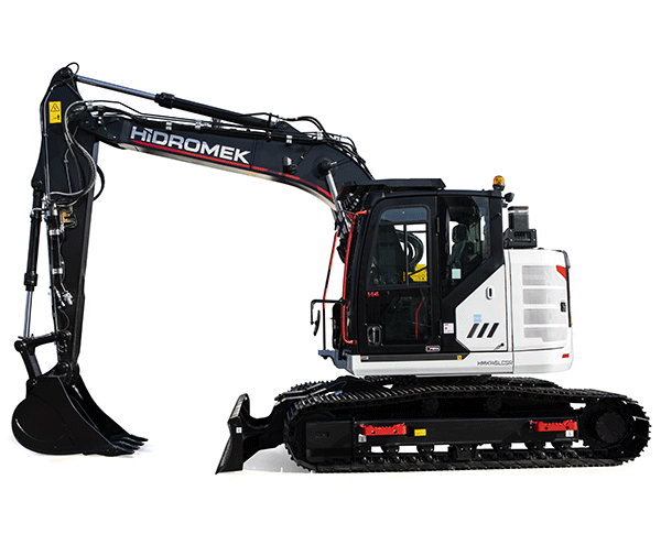 17 Tonnen moderner Kettenbagger